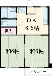 コスモハイツ【2階】の間取り