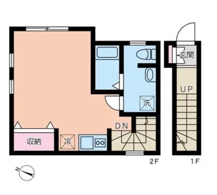 フィレンツェ東浅川【2階】の間取り