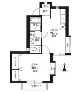 アドヴァンハイツ【2階】の間取り