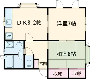 ガーデンハイム【1階】の間取り