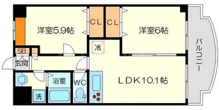 タイガーマンション【3階】の間取り