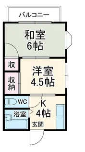 ジュネスシヅ【1階】の間取り