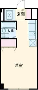 エステートピア黒沢【02070号室】の間取り