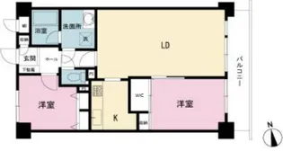 ライオンズマンション浮間公園【2階】の間取り