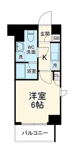クレイシア横浜ヴェール【2階】の間取り