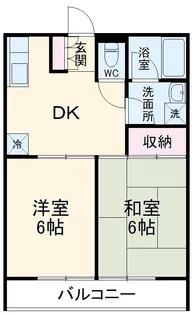 クラシオン【0202号室】の間取り