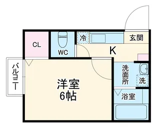アークガーデン七里【1階】の間取り
