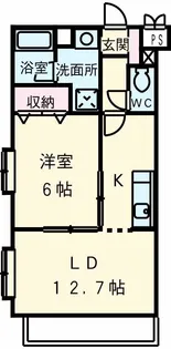 フォーシーズン【301号室】の間取り