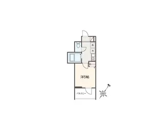 MELLAS与野【102号室】の間取り