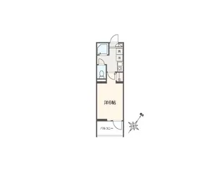 MELLAS与野【106号室】の間取り