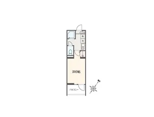 MELLAS与野【207号室】の間取り
