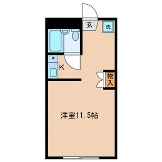 コーポラス松原【2階】の間取り