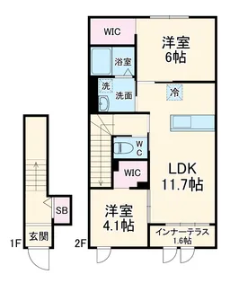 GRACIOUS【2階】の間取り