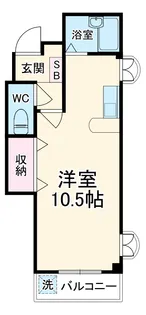 レナジア大和田【3階】の間取り