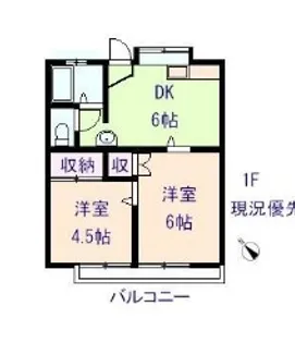パーソナルマンション青山南道路【103号室】の間取り
