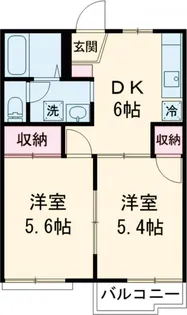 グランメールオオイシ【1階】の間取り