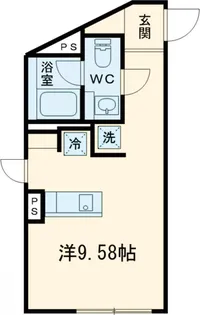 レクス武蔵小山【4階】の間取り