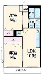 イーストコート【2階】の間取り