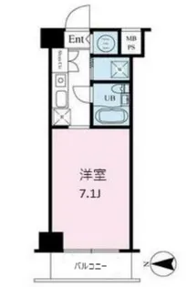 コスモフォーラム三鷹【221号室】の間取り