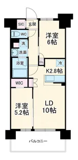 スカイグランデ津田沼【3階】の間取り