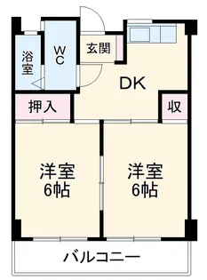 徳川園ウエストマンション【2階】の間取り