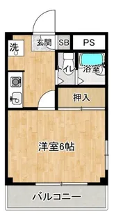 Bel Air GardenXI【203号室】の間取り