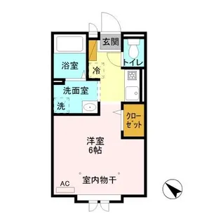 セジュール田中【2階】の間取り