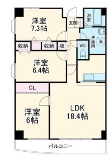 ソアール八千代中央Ⅰ【2階】の間取り