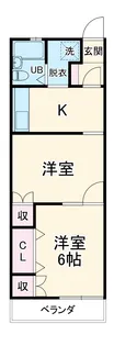 山口マンション【3階】の間取り