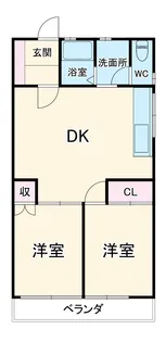 山口マンション【201号室】の間取り