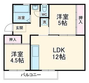 小金原団地6-7街区5号棟【3階】の間取り