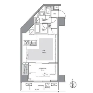 ラグゼナ八王子南町【7階】の間取り