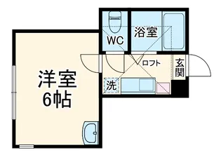 ロッシェル共和Ⅱ【102号室】の間取り