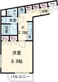 アーデン北沢【2階】の間取り