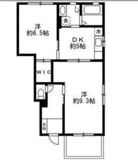 イースタンパレス大倉山【1階】の間取り
