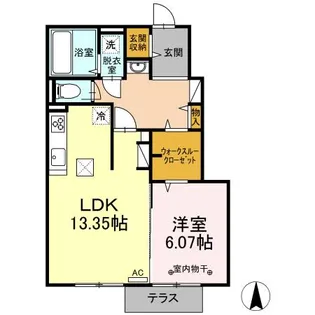 クリサンセマム【1階】の間取り