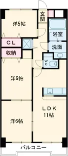 メゾン・ラ・ユール【404号室】の間取り