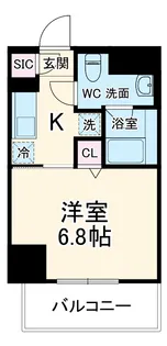 S-RESIDENCE松戸Licht(リヒト)【6階】の間取り