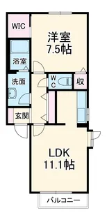 ヒルズ・アイ【2階】の間取り