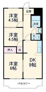 サンライズマンション上尾【203号室】の間取り