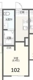 BROOKLYNBASE26th【202号室】の間取り