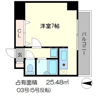 洛西メゾン【4階】の間取り