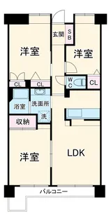 PLENDY東浦和【5階】の間取り