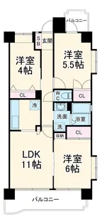 PLENDY東浦和【3階】の間取り