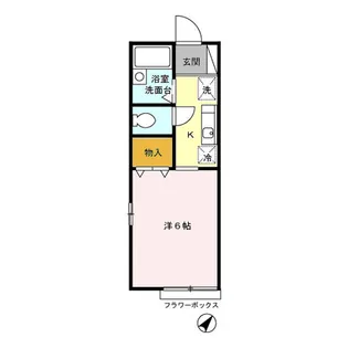 シャンブルヤマモト【2階】の間取り