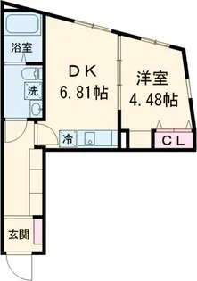 クリオ ラモード神楽坂【2階】の間取り
