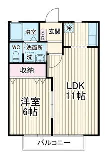 ミヨシハイツ【101号室】の間取り