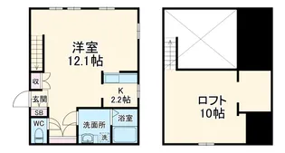 ロスプリマ葉山【F号室】の間取り