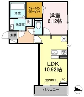 アーモンドエル【301号室】の間取り