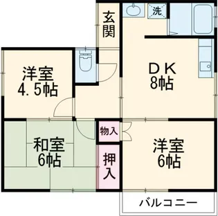 KKトーキョー【202号室】の間取り